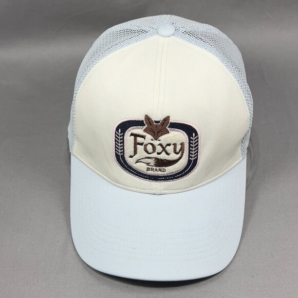 Foxy Brand Snap Back Cap Hat American Eagle Blue Trucker Fishing Golfing Womens - Picture 7 of 13